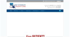 Desktop Screenshot of lakecharlesurgentcare.com